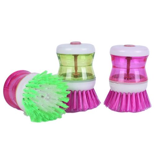 Kitchen Hydraulic Stick Oil Dishwashing Brush Pan Pot Bowl C