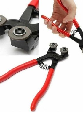 Double Roller Wheel Blades Mosaic Cutting Plier Glass Cuttin