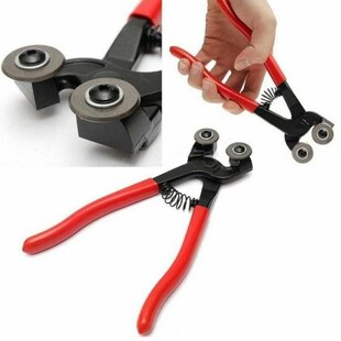 Double Roller Wheel Blades Mosaic Cutting Plier Glass Cuttin