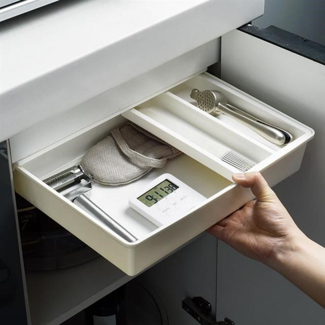 Punch-Free Desk Storage Box Drawer Type Cosmetic Storage Sun