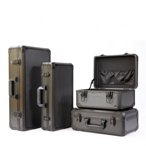 Aluminum alloy toolbox Impact resistance safety box instrume