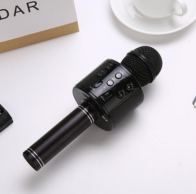 Bluetooth Wireless Microphone Handheld Karaoke Mic USB KTV P图片