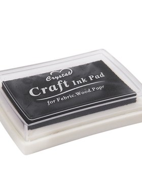 Promotion--Black Ink Pad Inkpad Rubber Stamp  Print Craft No