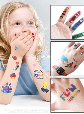 Kids Waterproof Stickers Toys For Children Cartoon Make Up S