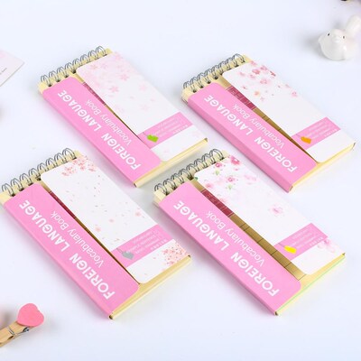 Japanese Smart Sakura Notebook Student Language Study Pocket