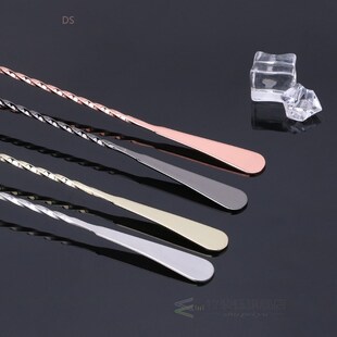 Stainless Steel Muddler Threaded Bar Tool Swizzle Stick Cock