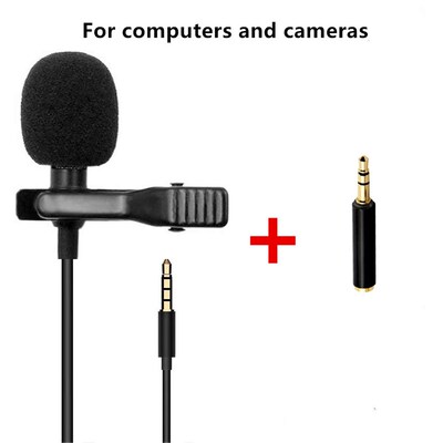 Mini USB Microphone Lapel Lavalier PC / Phone / Camera Mic P