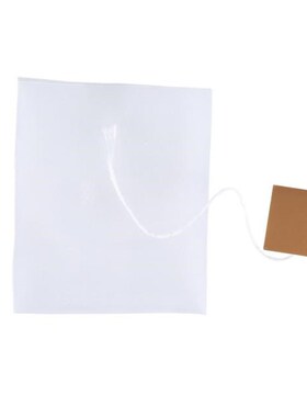 1Pc Non-Woven Paper Empty Draw String Teabags Heat Seal Filt