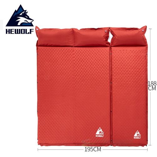 HEWOLF Outdoor Tent Bed-Mattress Inflatable-Cushion-Pad Camp