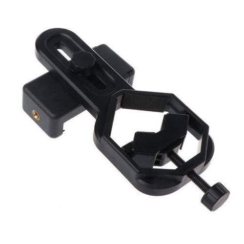 Cell Phone Adapter with Spring Clamp Mount Monocular Microsc