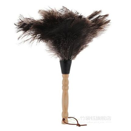 Anti-Static Ostrich Feather Fur Brush Duster Dust Cleaning T