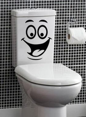 Hot House Decor 24*18cm Laugh Face Smile Ambry Barth Sticker