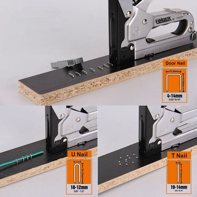 Multifunction Manual Nailer Wood Door Furniture Stapler Wood