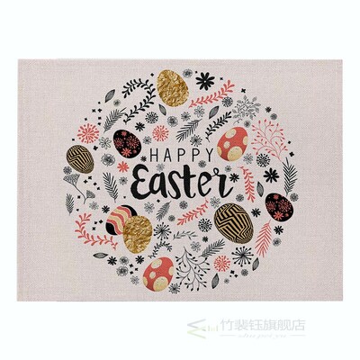 Table Napkins Happy Easter Decorations for Home Cotton Line