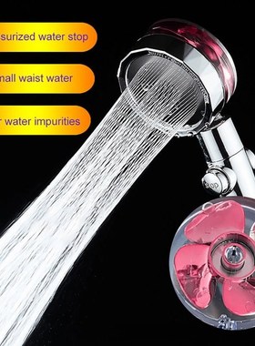 Adjustable Jetting Turbocharged Shower Head Bathroom Univers