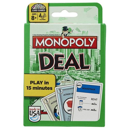 English VErsion MonoPoly DEal CarD  Play CarD Toy PuzzlE FaM