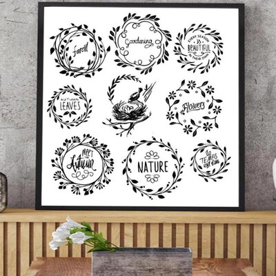 适用于est Garland DIY Silicone Clear Stamp Cling Seal Scrapb