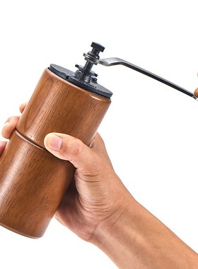 Coffee Machine Portable Powder Coffee Grinder Solid Wood Gri