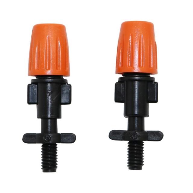 Orange Atomizing Micro Nozzle With Screw Connector Irrigatio