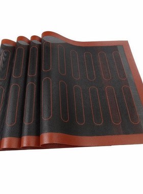 Silicone Mat 18 Eclair Pastry Non Stick Puff Perforated Line