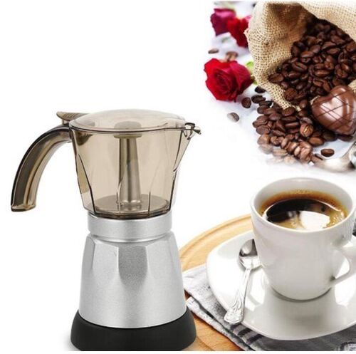 6 Cups Portable Electric Coffee Maker Espresso Coffee pot