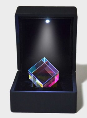 Prism Combine Cube 6 Sides Optical RGB Glass Lens Square Pri