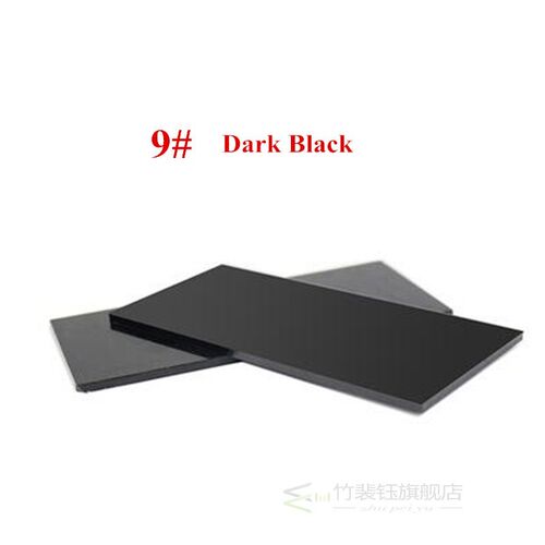 I KEY BUY 2pcs/lot Black / Tansparent Color Glass DIN7 DIN8