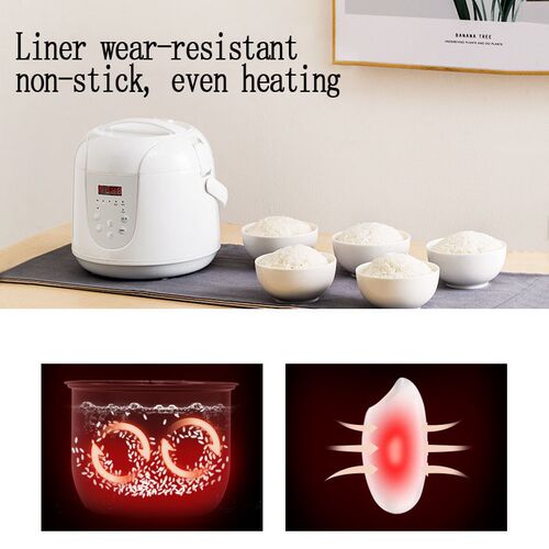2L Electric Rice Cooker Kitchen Mini Cooker Small Rice Cook