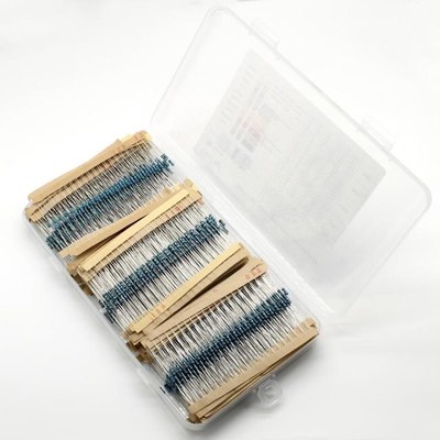 Metal Film Resistors Set 1/4W 1% 30 50 130 Values Assorted P