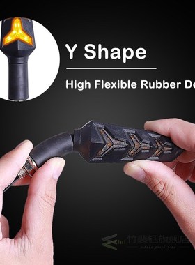 4PCS LED Turn Signal Light Motorcycle Turn Signals Built Rel