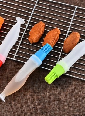 Portable Silicone Suction Table Oil Bottle Brush Multifuncti
