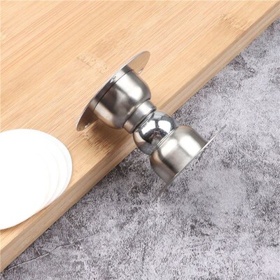 Stainless Steel Strong Magnetic Door Stops Stopper Noiseless