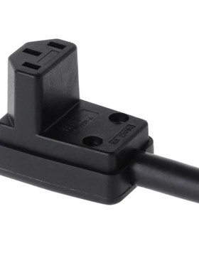 90 Degree Angled IEC 320 C13 Female Plug AC 10A 250V Power C