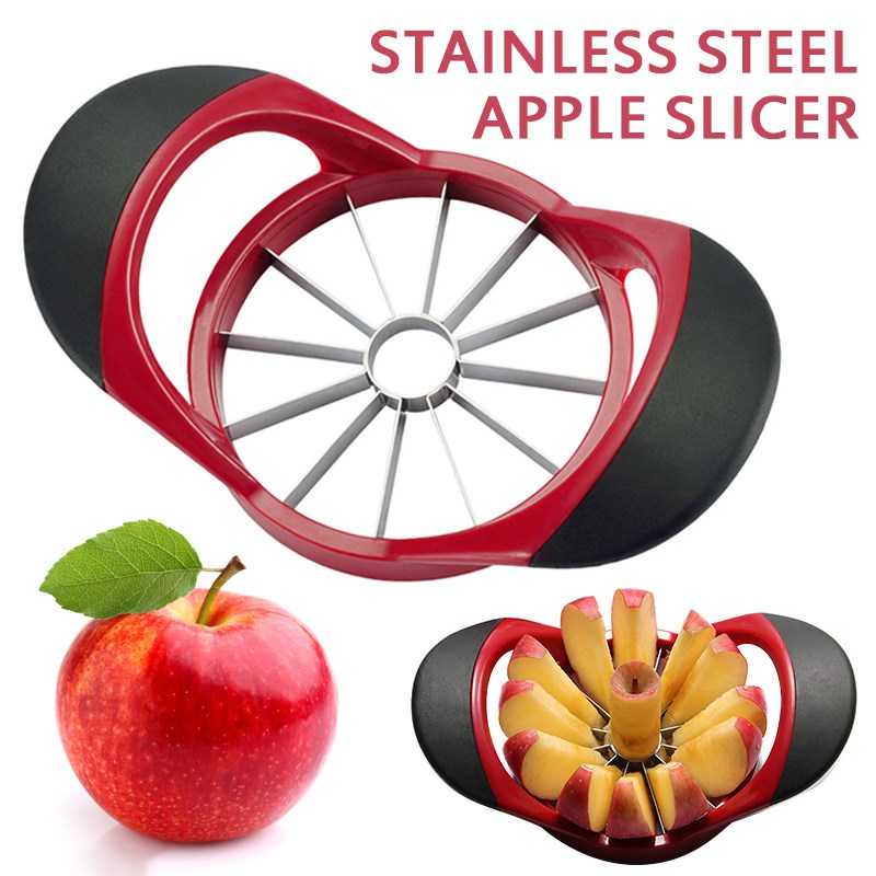 Multifunction With Handle Stainless Steel Cored Fruit Slicer