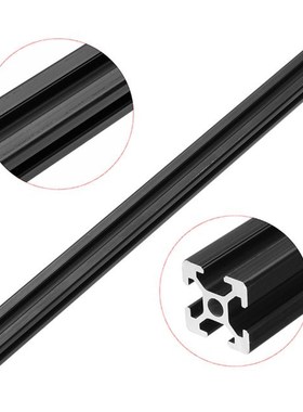 700mm Length Black 2020 T-Slot Aluminum Profiles Extrusion F