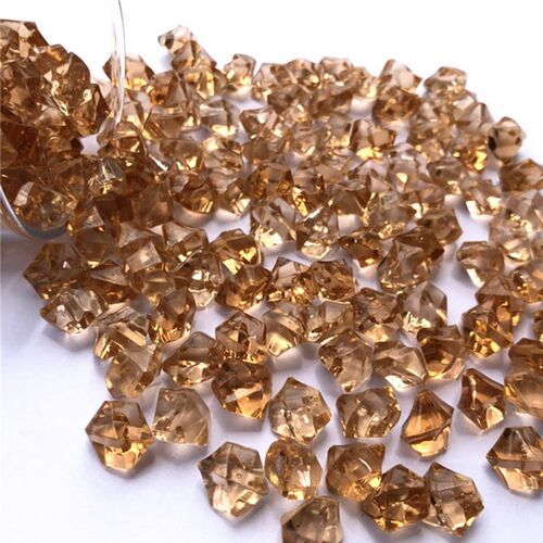 150pcs Acrylic Crystals Aquarium Fish Tank Stone Rocks Gems