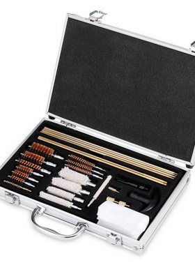 30pcs Kit Gun Cleaning Tool Handgun Pistol Pipe Mop Brush Ac