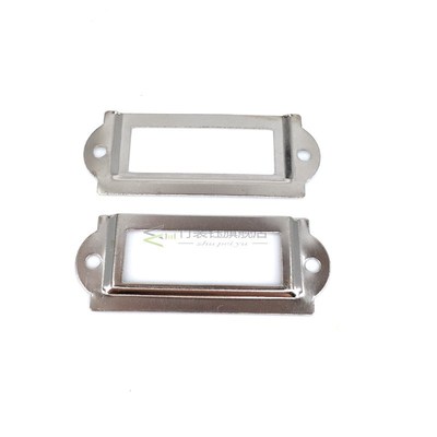 Silver Color Drawer cabinet Tag card Index File Label Frame