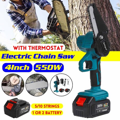 4 Inch 3000 RPM Electric Saws 30000 Mah Rechargeable Chainsa