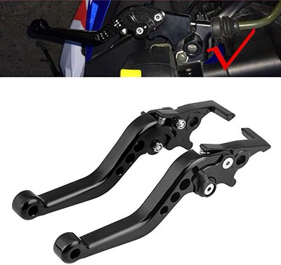 1Pair Clutch Brake Handle Levers niversal Adjustable Aluminu
