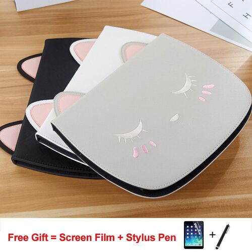 Cute Cat Cover for iPad 8th/7th 10.2 2020/2019 Air 1/2 9.7 M