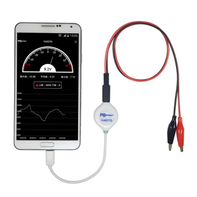 USB Voltage Meter OTG Interface for Android Phone USB Tester