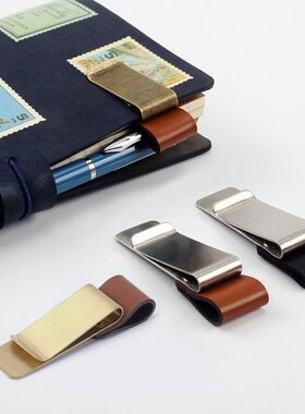 Pen Holder Retro Style Book Clip Journals For Notebook Stain