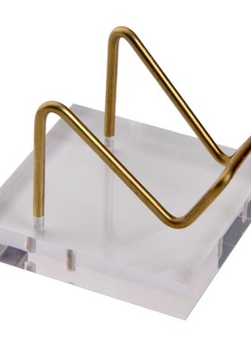 Acrylic Crystal Display Stand Mini Desktop Easel Stands Meta