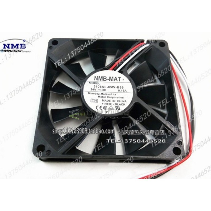 3106KL-05W-B59 24V 0.16A 8CM 8015 fan detection alarm functi