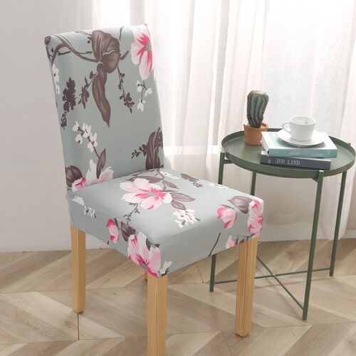 Chair Covers Spandex Flower Printing Chair Cover Dining nive