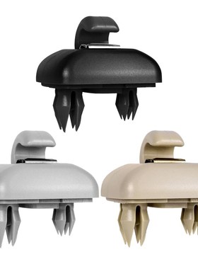 2pcs 8U0857562A Car Sun Visor Retainer Hook Black Gray Beige