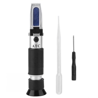 1 Set Brix Meter Salinity Meter Refractometer 2 In 1 Sweetne