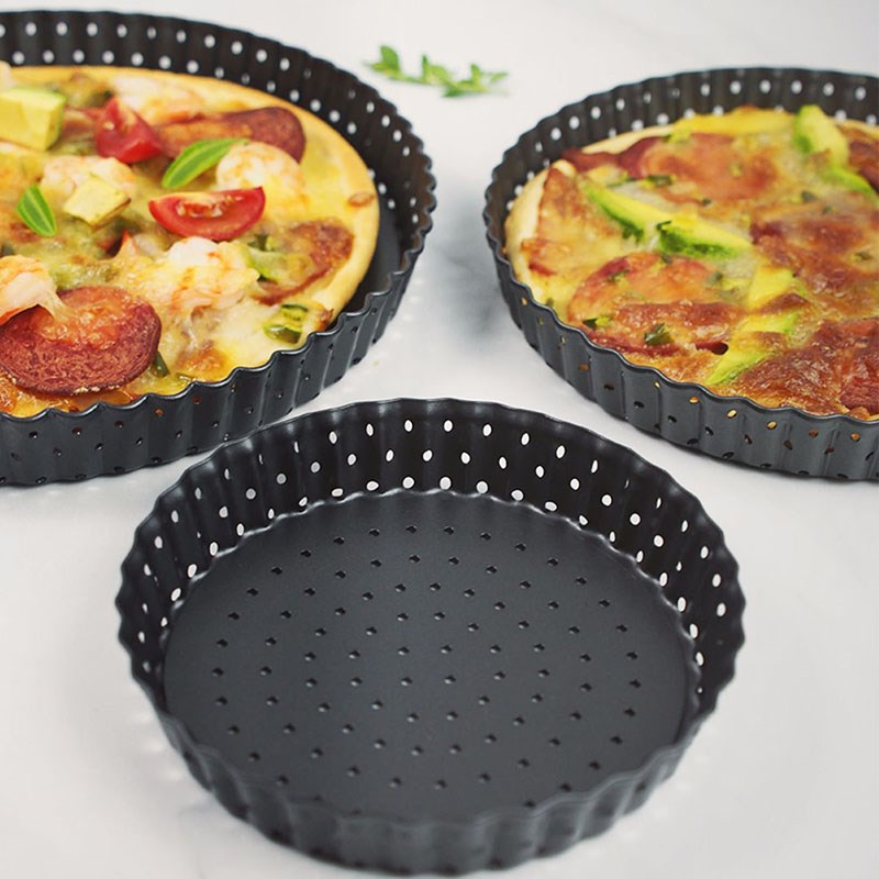 Non- Pizza Pans Tart Quiche Flan Pan Molds Pie Pizza Cake Ro