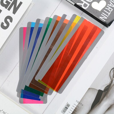 8 Pieces Large Size Guided Reading Strips Highlight Colored